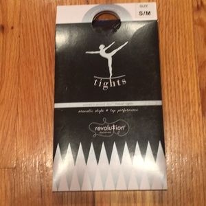 Black dance fishnet tights